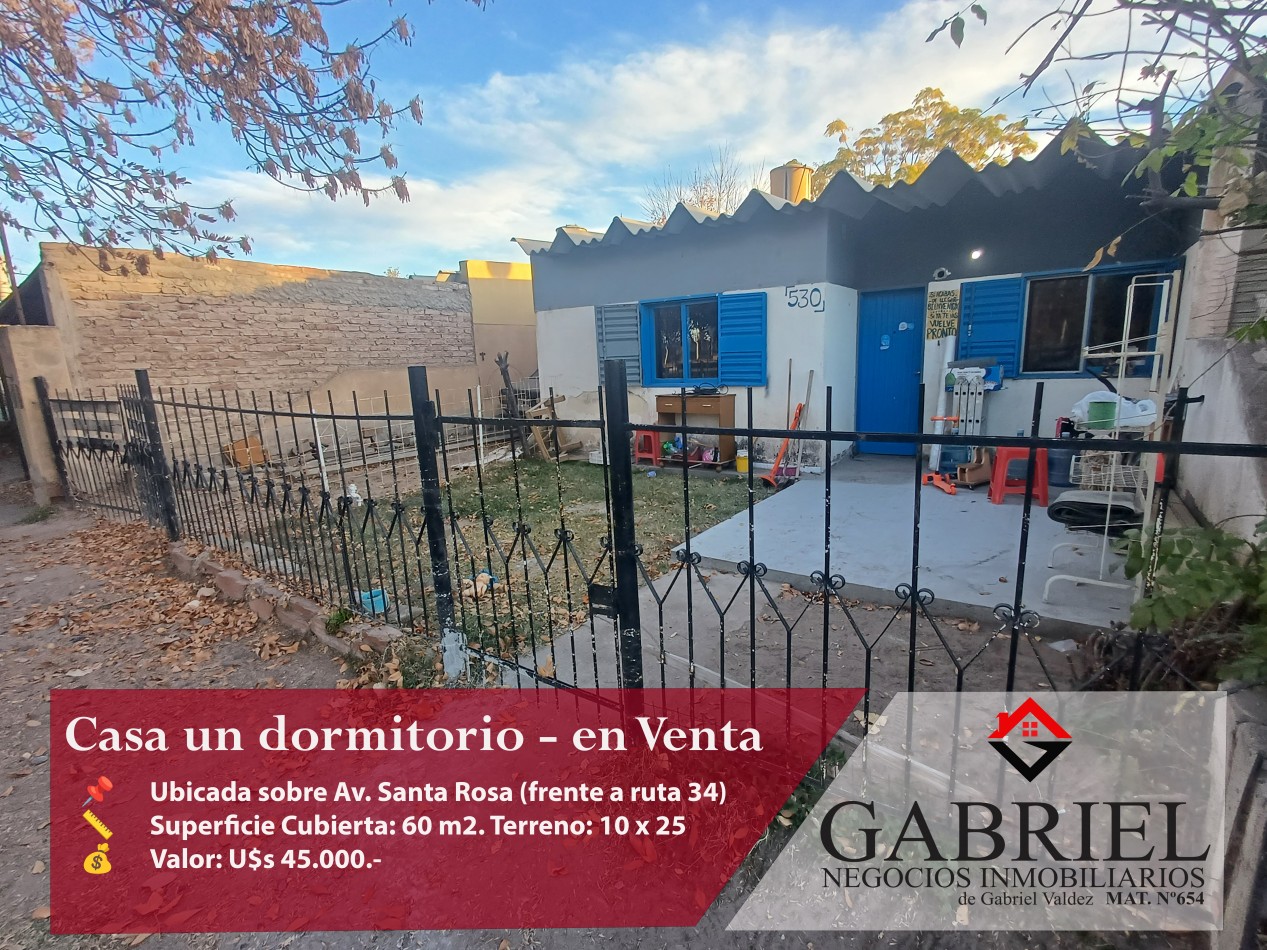 Vende - Casa sobre ruta 34