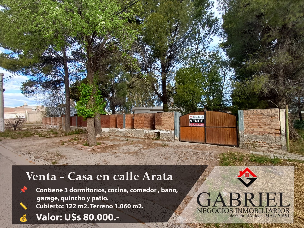 Venta casa en calle Arata