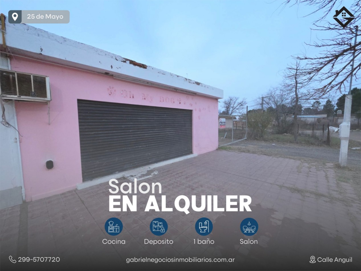 Alquiler de Salon Comercal