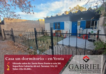 Vende - Casa sobre ruta 34