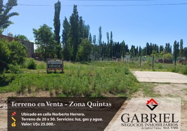 Terreno en Venta sobre Norberto Herrera