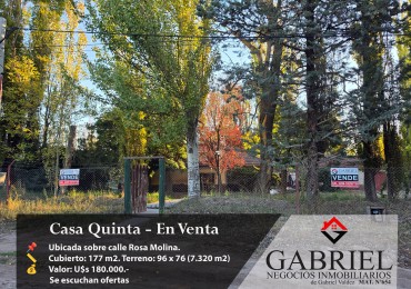 Casa Quinta - En Venta