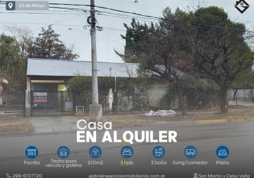Casa en Alquiler