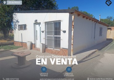 Casa con Departamento en Venta